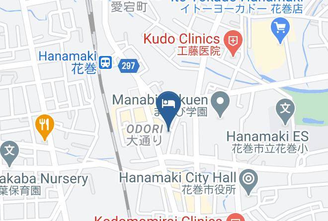 Hanamaki City - Tomite Ryokan Maps