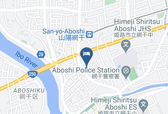 Himeji City - Tomoe Ryokan Maps