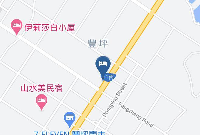 Tomorrow Cute Family Inn Mapa - Taiwan - Hualiennty