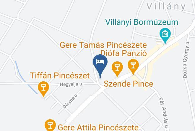 Villany - Tompos Vendeghaz Es Pince Maps