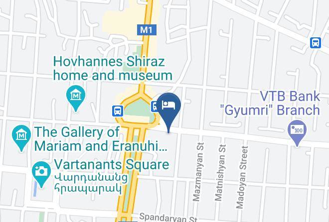 Gyumri - Tomu's Hotel Maps