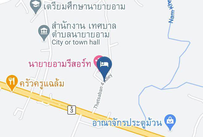 Amphoe Na Yai Am - Ton Chan Resort Maps