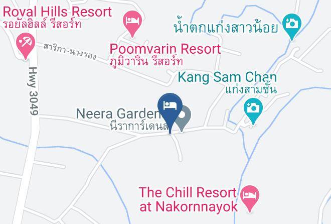 Amphoe Mueang Nakhon Nayok - Ton Sung Resort Maps