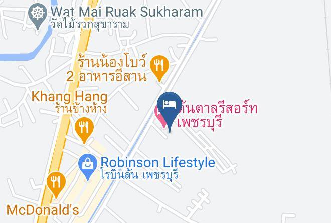 Amphoe Mueang Phetchaburi - Ton Taan Resort Muang Maps