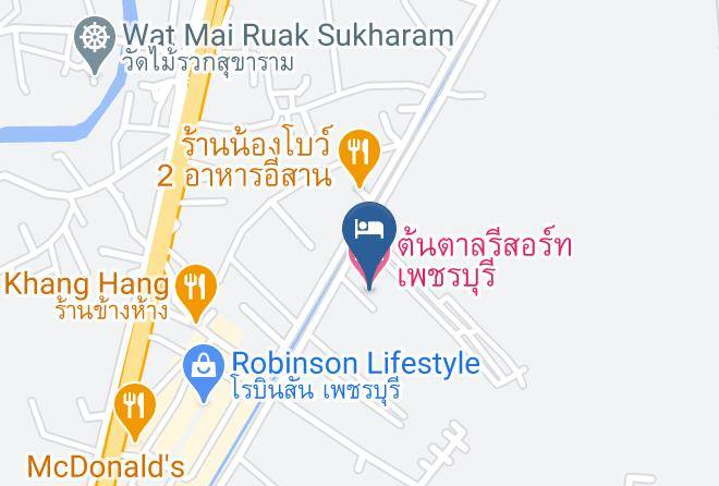 Amphoe Mueang Phetchaburi - Ton Taan Resort Phetchaburi Maps
