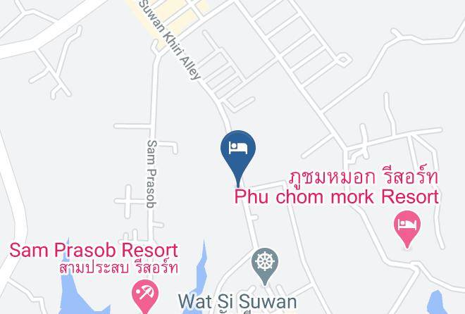Amphoe Sangkhla Buri - Tong Tawan Resort Maps