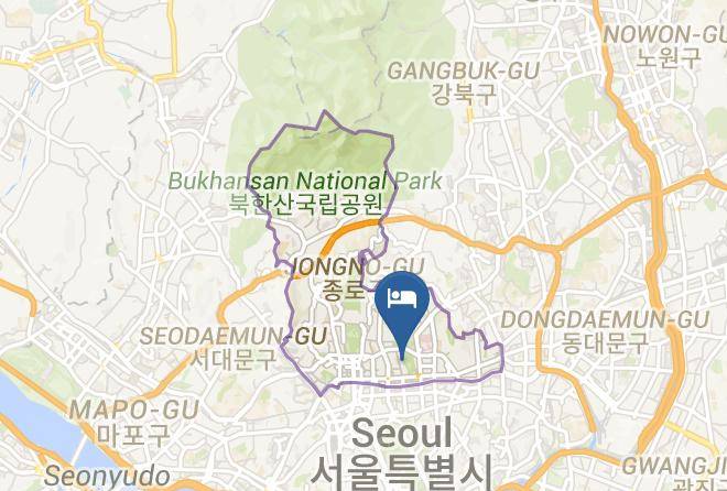 Jongnogu - Tong Tong Petit Hotel Maps