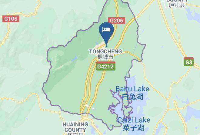 Anqing - Tongcheng Full Hall Red Hotel Maps