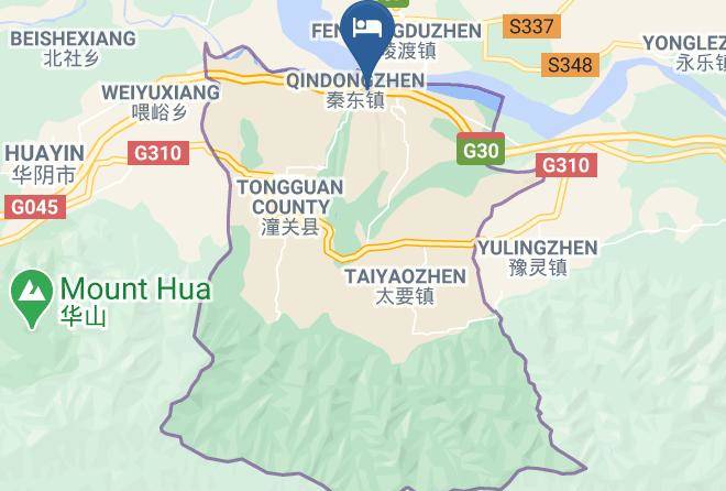 Weinan - Tongguan Nuwa Spring Hot Spring Resort Maps