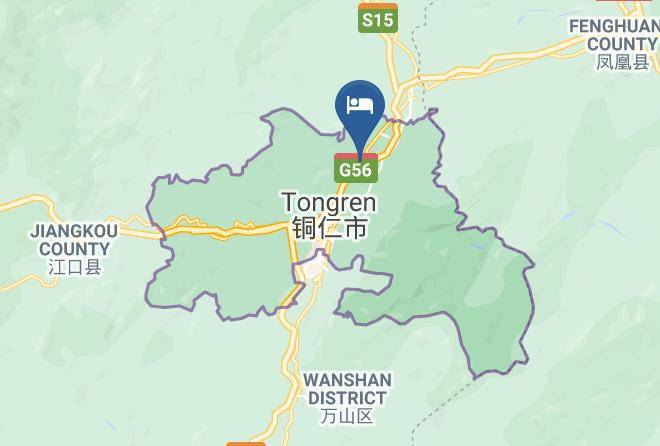 Tongren Jianmuzi Hotel Map
