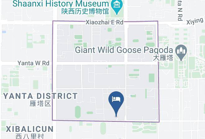 Xi An - Tongtang Hotel Maps