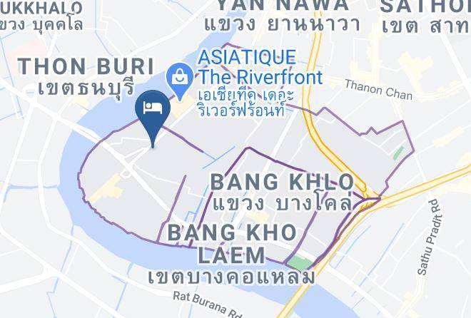 Bang Kho Laem District - Tongtara Riverview Hotel Maps