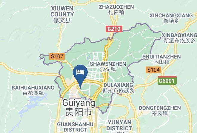 Guiyang - Tongxin Xi Hotel Maps