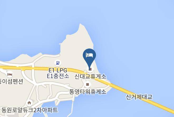 Tongyeongsi - Tongyeong Bridge Hotel Maps