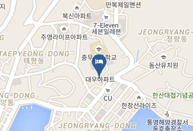 Tongyeongsi - Tongyeong Tourist Hotel Maps