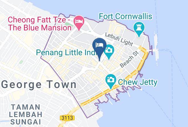 Tonight Hotel Penang Map