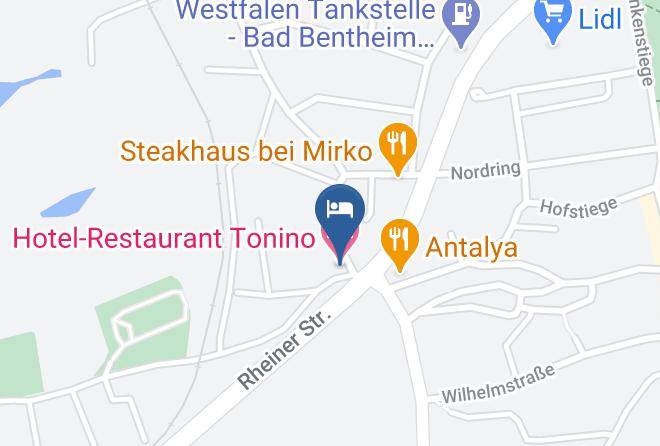 Grafschaft Bentheim - Hotel Restaurant Tonino Maps