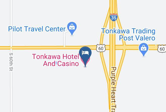 Kay - Tonkawa Hotel And Casino Maps