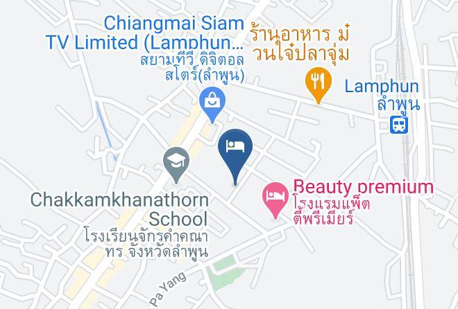 Amphoe Mueang Lamphun - Tonkla Boutique Hotel Maps