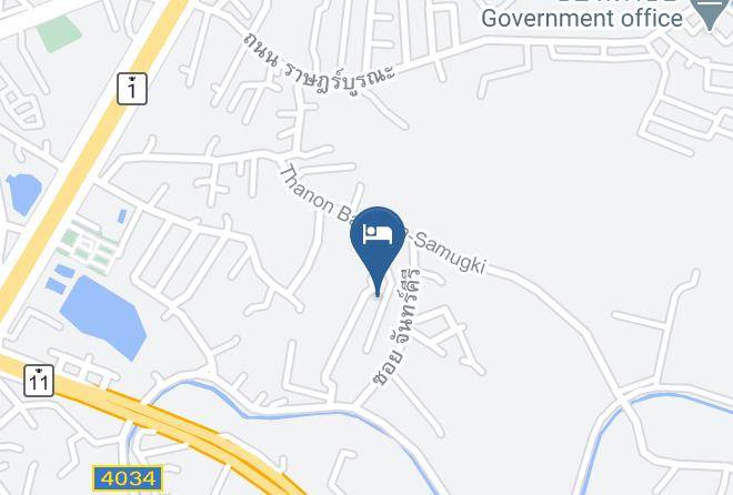 Amphoe Mueang Lampang - Tonkla Resort Maps