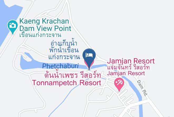 Amphoe Kaeng Krachan - Tonnampetch Resort Maps