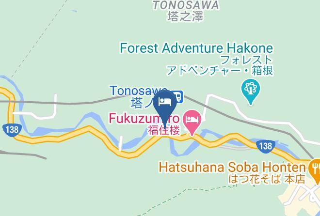 Hakone Townashigarashimo District - Tonosawa Ichinoyu Honkan Maps