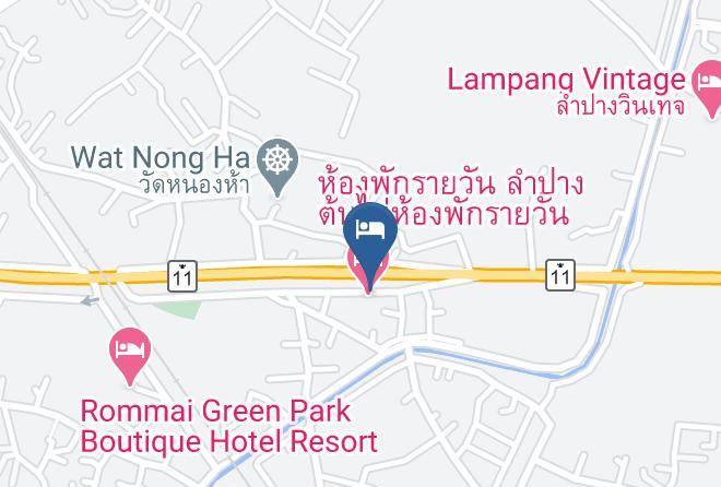 Amphoe Mueang Lampang - Tonphai Resort Maps