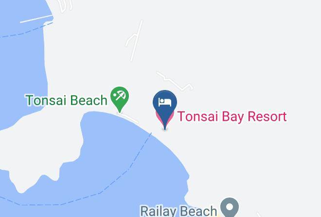 Tonsai Bay Resort Map