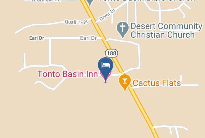 Gila - Tonto Basin Inn Maps