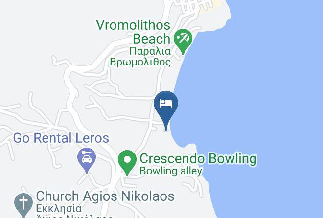 Kalymnos - Tony's Beach Hotel Maps