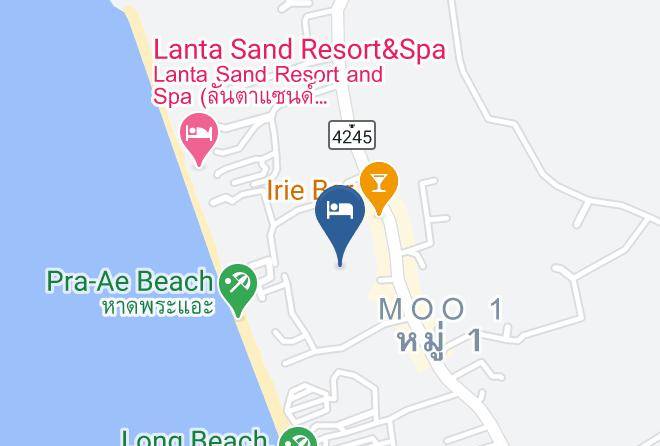 Amphoe Ko Lanta - Toongyoong Long Beach Maps