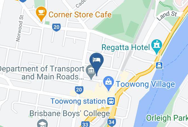 Toowong Inn & Suites Map
