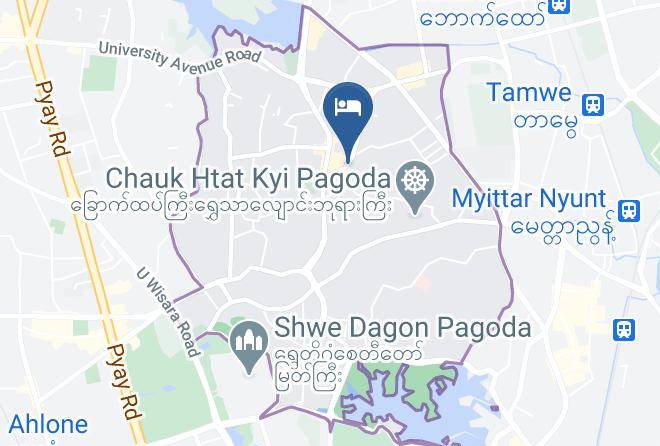 Yangon West - Ambo Top Hotel Maps