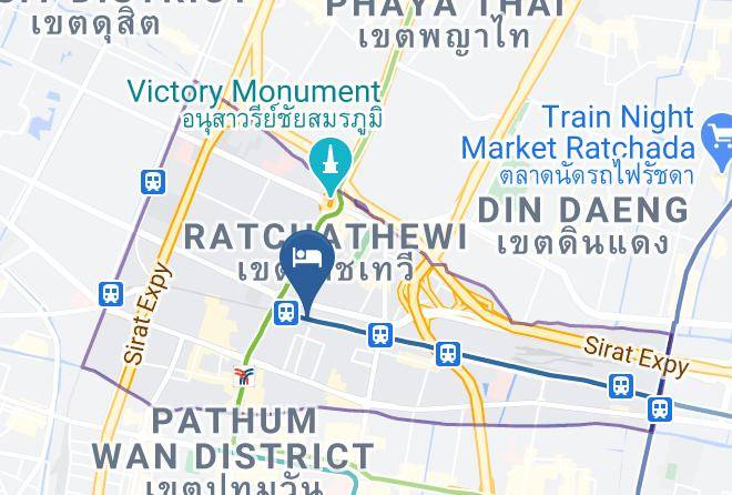 Ratchathewi - Top High Airport Link Hotel Maps
