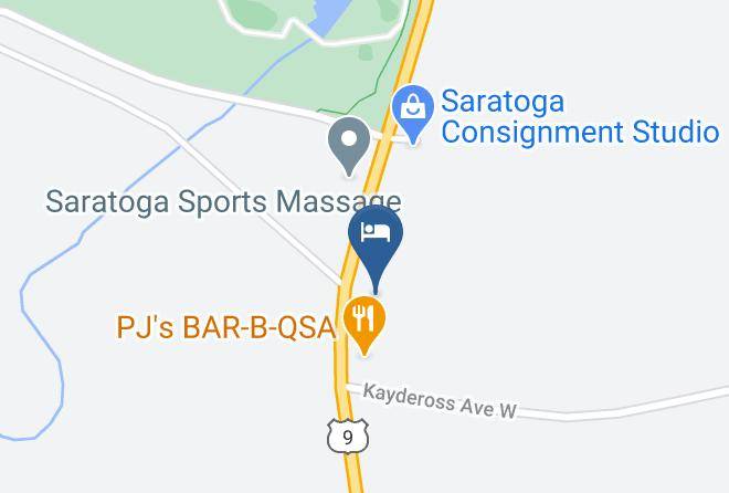 Saratoga - Top Hill Motel Maps