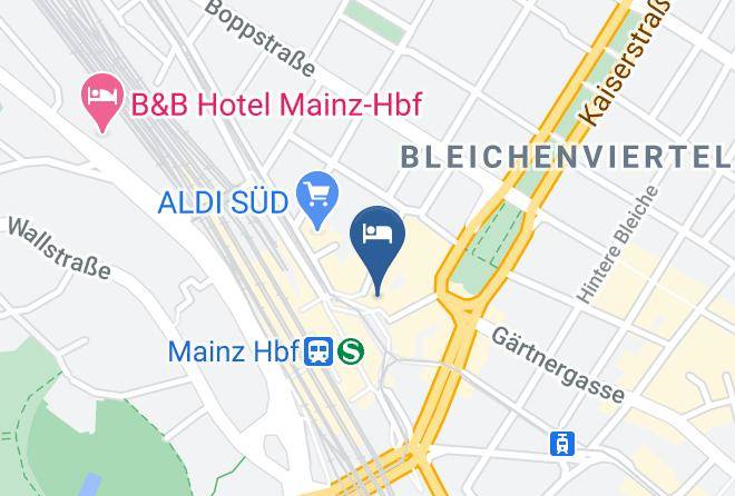 Top Hotel Hammer Mainz City Map