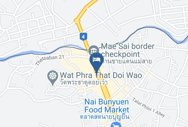 Amphoe Mae Sai - Top North Hotel Maps