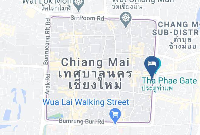 Amphoe Mueang Chiang Mai - Top North Hotel Maps