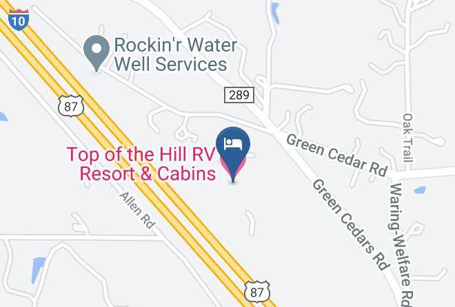 Kendall - Top Of The Hill Rv Resort & Cabins Maps
