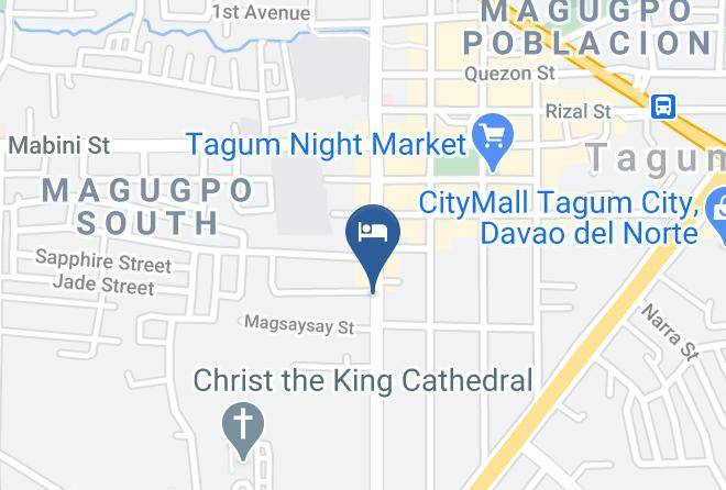 Davao Del Norte - Top Star Hotel Tagum Maps