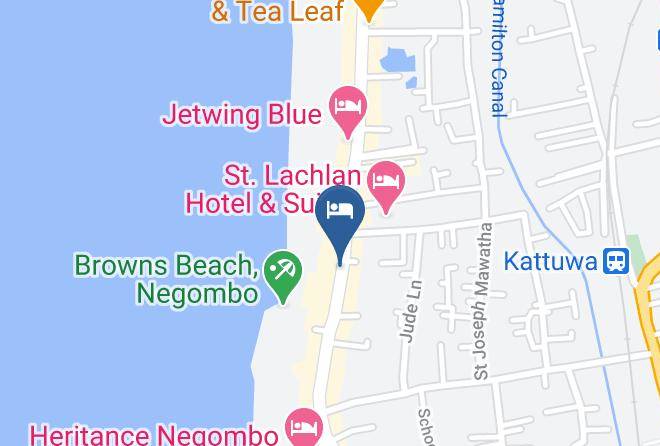 Colombo - Topaz Beach Hotel Maps