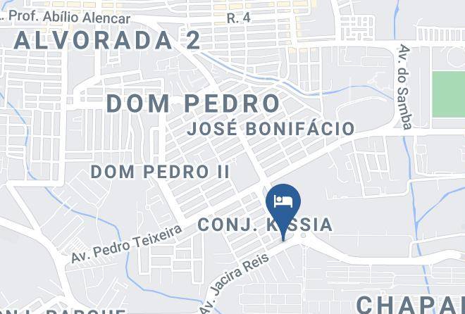 Manaus - Topazio Pousada Maps
