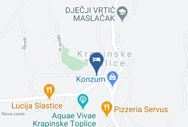 Krapinske Toplice - Toplice Hotel Maps