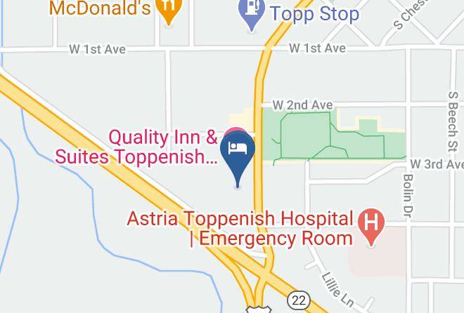 Yakima - Toppenish Inn And Suites Maps