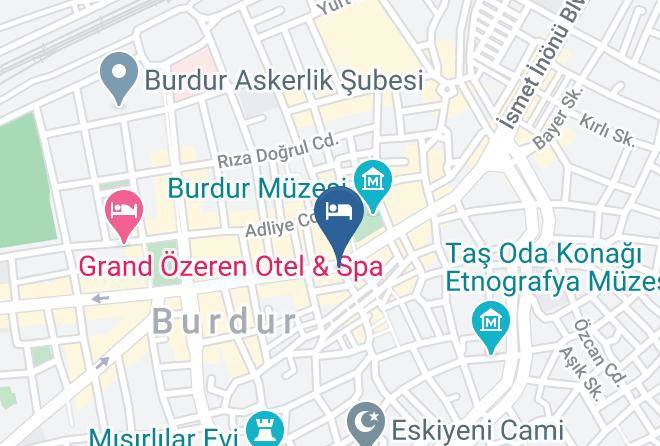 Burdur Konak - Toprak Erkek Pansiyonu Maps