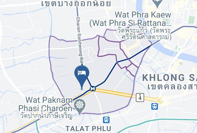 Bangkok Yai District - Toptel Thaphra Maps