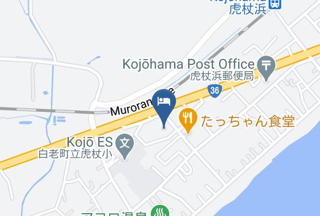 Shiraoi Townshiraoi District - Torakanhama Onsen Hotel Warmth Hot Spring Maps