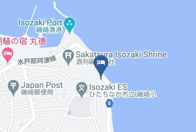 Hitachinaka City - Toraya Ryokan Maps