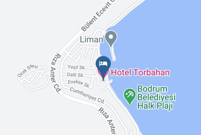 Bodrum - Hotel Torbahan Maps