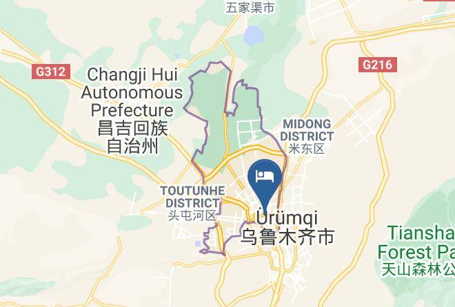 Torch Hotel Xinjiang Map
